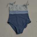 Girls Swimsuit One Piece Casual Color-Block Adjustable Straps Girls Bathing Suit Swimwear 9-16T (9-10 Years)