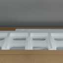 Range Hood Insert 36 inch, Stainless Steel Range Hood 700 CFM, Ductless/Ducted Convertible Kitchen Vent Hood w/Push Button Control, 3-Speed Fan