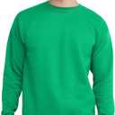 Hanes Men's Ecosmart Fleece Sweatshirt, Pullover Crewneck Sweatshirt, Kelly  Green (XX-Large)
