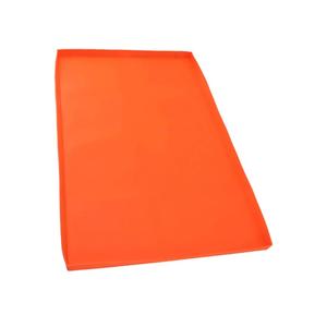 Silicone Griddle Mat Cover, Sealing Technology Protective Surface High Temperature Resistance Silicone Griddle Mat for Baking Pan (28 Inches Orange)