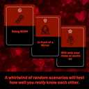 Fun and Sexy Card Game for Couples - Gaming Cards for Two Adults, Sex Accessories Adult Card Game, Bedroom Couples Game