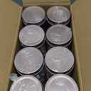 novelinks 8 oz Clear Plastic Jars with Airtight Lids, 16 Pack Plastic Mason Jars with Lids 8oz, Refillable Storage Slime Containers & Small Spice Jar for Kitchen Organization (16 Pack,Rose Gold)