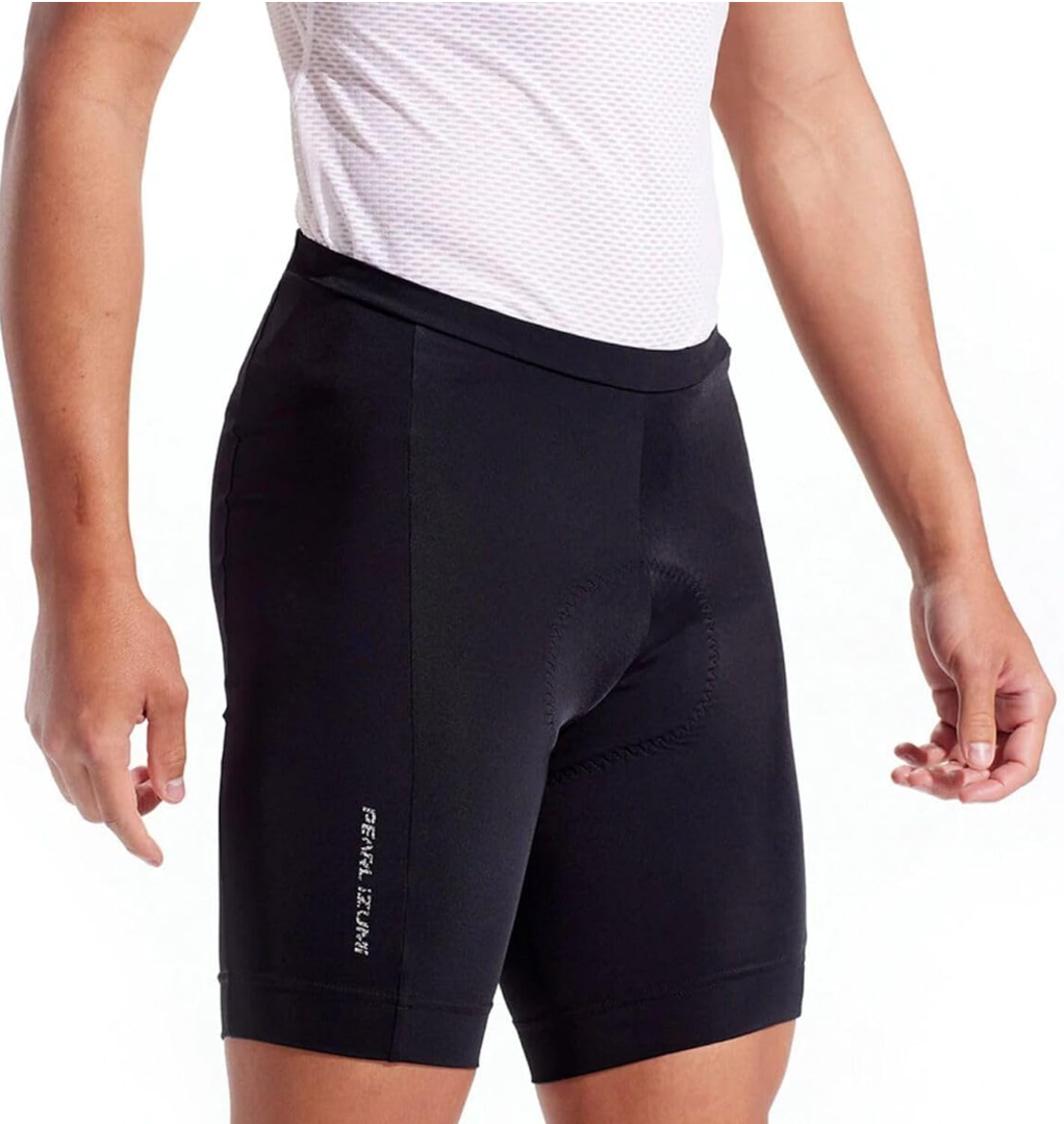 PEARL IZUMI Padded Bike Shorts for Men, 9" Quest Cycling Shorts, Breathable & Moisture-Wicking with Reflective Elements, Size Medium
