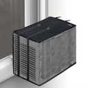 Qualward Mesh Window Air Conditioner Cover for Outside, Window AC Unit Screen, Ventilated Outdoor Window AC Protection, 21W*16D*15H
