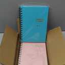 TIME X Budget Planner-Budget Binder with 12 Pockets,Undated Monthly Budget Book for A5 Bill Organizer & Account Book with Expense Tracker Notebook to Manage Your Finance. (Pink+Blue)