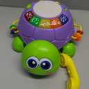 Baby Toys 6-12 Months, Musical Turtle Crawling Tummy Time Development Light up Infant Toys 12-18 Months, Bilingual Educational Boy Girl Gifts Toy for 3-6 4 5 7 8 9-12 Month