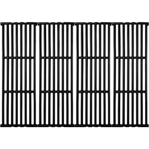 9221-64 Grill Grates Grill Replacement Parts for Broil King Baron Parts 9221-54 9215-54 Broil Mate 7120-64 Huntington Grill Parts Rebel 6020-64 6120-64 Baron 320 440 490 420 Cooking Grids Grates (17.375'' x 25.5'' Grates 4 Pcs)