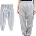 WEEOATAR Diaper Pants Urinary Incontinence Pants Patient Care Trousers,Reusable,Leak-Proof and Washable Adaptive Apparel for Women on Periods,Bedridden,Elderly,Mobility Impaired(Long,Grey,L)