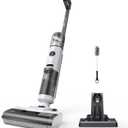 JONR ED12 Wet Dry Vacuum Cleaner,Cordless Floor Cleaning Suitable for Combination of Hard Floor Vacuum Cleaner and Mop,one click self-cleaning,0.1 inch Edge Cleaning,Easy to Clean Dust,Spills,Pet Hair