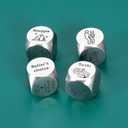 2 x 4PCS Sex Toy Sex Dice Game for Couple 10th Anniversary Steel Gift for Women Men Fathers Day Presents for Him Men Valentines Gifts for Boyfriend Girlfriend Husband Birthday Gifts from Wife Christmas