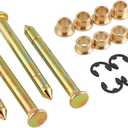 Door Hinge Pin and Bushing Kit Hinge with Pin LEDAUT Replacement for Ford F150-F350 Bronco SUV (OT240)