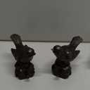 1 or 7/8 Inch Bird-Shaped Decorative Finials for Curtain Rods,Vintage Oil Bronze Curtain Rod Ends Metal Curtain Rod Finials Ends Easy to Install Set of 2 Rod End