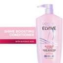 L'Oreal Paris Elvive Glycolic + Gloss Shine Boosting Conditioner, Cleanses and Smooths Dull, Porous Hair Into High-Shine, Glossy Hair, 28 Fl Oz