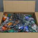 Vintage C9 LED Christmas Lights Outdoor, 100 Feet C9 String Light with 100 Shatterproof Bulbs, Waterproof Connectable Commercial Christmas Tree Lights for Outside Roofline Patio Decor, Multicolor