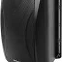 Rockville WET-6B 6.5" Commercial 70V/100V or 8 Ohm Wall Speaker, IP55 Rated, Waterproof ABS Cabinet, Swivel Bracket, Black, Perfect for Indoor/Outdoor Installations
