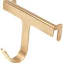 russell+hazel Acrylic and Gold Wall Organizing Set, Magnetic and Dry Erase Accessories, Gold Wall Hook