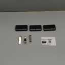 3 Replacement for Liftmaster Chamberlain Sears Craftsman 893MAX Garage Door Opener Remote, Pack of 3 (Grey)
