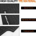 Floor Mats Compatible with 2018-2023 Freightliner Cascadia, Truck Floor Rubber Mats Cargo Liners for Freightliner Cascadia Accessories All-Weather Guard Heavy Duty Includes 3PCS Set