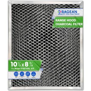 Stove Hood Vent Filter 10.5" x 8.8" 41F 97007696 Fit's Nutone & Broan Range Hood Filter Replacement for Ductless Exhaust Fan - Mesh Screen Filters Grease & Carbon Freshens Kitchen Oven Air (1-Pack)