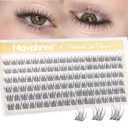 Mavphnee Natural Lash Clusters Clear Band Cluster Eyelash Extensions 8-10-12MM Short Eyelash Clusters DIY Cluster Lashes Pack So Real & No Corner Lift (CC Curve, 108PCS)