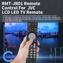 New RMT-JR01 Remote Control Compatible with JVC TV EM37T EM39FT EM39T EM55FT JLC42BC3000 JLE47BC3500