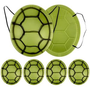 Abaodam 3p CS Turtle Shell Cosplay Costume for Kids Turtle Shell Props Ninja Costume Turtle Shell Backpack for Halloween Dress Up Cosplay Costume Accessories, 44.00X35.00X7.00CM, Green