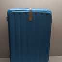 Hanke 26 Inch Expandable Luggage Top Opening Checked Bag Luggage Hard Shell Suitcases with Wheels Lightweight Travel Luggage Heavy Duty Luggage Suitcase with Lock for Woman Men-Caribbean Blue
