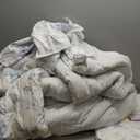 Laura Ashley - Queen Comforter Set, Soft Cotton Bedding with a Medium Weight for Year Round Use, Reversible 3 Piece Bed Set with Matching Pillowcases (Belinda Chambray Blue)