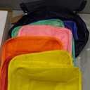 Days of Week Packing Cubes Weekly Organizer Travel Storage Bag School Clothes for Kids Summer Camp Family(9x7x3inch,Rainbow,15)