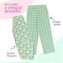 Mad Dog Girl's Pajama Pants - 2/3 Pack, Soft Micro Fleece Fashion Sleepwear Lounge. Sizes: 6-16 (L)