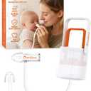 Baby Nasal Aspirator Manual Nose Sucker for Newborn & Infant, Manual Pump Silicone Snot Cleaner, Baby Registry Must Haves Newborn Essentials