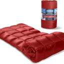 Blue Ridge Home Fashions Down Throw Camping Blanket - Packable Lightweight Down Throw Blanket for Outdoor Travel Hiking Picnic RV, Puffy Warm Blanket 60" x 70" with Carry Bag, 650 Fill Power