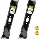 742-05535 Mulching Mower Blades for MTD Craftsman Troy Bilt T100 T85 Pony 36T 42-Inch 490-110-M190 742P05535 CMXGZAM110190 2 Pack