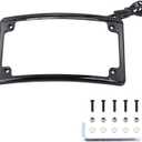 LPF-RAD-B-LP License Plate Frame Radius LED for Harley Davidson (Black)