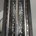 Elite Gourmet ECT-3100 Long Slot 4 Slice Toaster, Reheat, 6 Toast Settings, Defrost, Cancel Functions, Built-in Warming Rack, Extra Wide Slots for Bagels & Waffles, Stainless Steel & Black