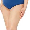 Amazon Essentials Womens Bandeau Swim Top (X-Small, Deep Blue)