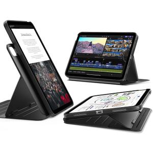 ESR for iPad A16 Case, iPad 11th/10th Generation Case (2025/2022), Removable Magnetic Cover, Adjustable Portrait/Landscape Stand, 9 Standing Angles, Shift Series, Black