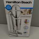 Hamilton Beach DrinkMaster Electric Drink Mixer, Retro Milkshake Maker & Milk Frother, 2 Speeds, Extra-Large 28 oz. Stainless Steel Cup, Classic Chrome