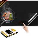 Cook's Aid Newly-upgraded Silicone Induction Cooktop Protector Cover Stove Mat 20.4" x 30.7" (Magnetic) | 300C (572F) Heat-Resistant | Power Boost Compatible | Prevents Pot Sliding & Scratches