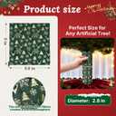 Artificial Christmas Tree Collar Christmas Tree Skirt Collar Hides Fake Pole, Christmas Decorations, Christmas Tree Base Cover Zipper Design for Xmas Trees Artificial Trees, Embossed Patterns