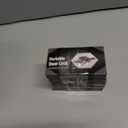 5 x Black Portable Door Lock Home Security Door Locker Travel Lockdown Locks for Additional Safety and Privacy Perfect for Traveling Hotel Home Apartment College (1 Pack)