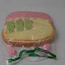 Toast Seat Cushion Cute Chair Pillow Pads Memory Foam with Removable Cover Gaming Chair Office Home Bedroom Shop Restaurant Decor (Strawberry)