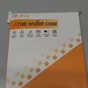 Arae Compatible with iPhone 17 Pro Max Case Wallet with Card Holder, Wristlet Strap Wallet Flip Cover for iPhone 17 Pro Max 6.9 inch Men/Women, RFID Blocking, Kickstand, Black