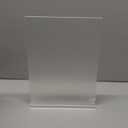 10 Pack Acrylic Sign Holder 11 x 8.5 Horizontal, Double-Sided Clear Sign Holder Plastic Stands for Display, T Shape Acrylic Table Sign Stands for Office Store Restaurants Wedding Party Decoration