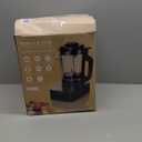 Blenders for Kitchen with Heating, PRASKY 1000W 55oz Glass Blender, 25000 RPM High Speed Professional Blender for Smoothies Shake Juice, Keep Warm & Auto Clean for Ice Crushing Soups Sauces