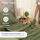 Extra Deep King Sheet Set - 4 Piece Breathable & Cooling Bed Sheets - Easily Fits 18 to 24 inch Mattress - Ultra Soft, Wrinkle & Fade Free with Extra Deep Pockets - Hotel Luxury Bedding - Sage Green