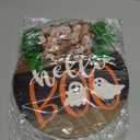 Halloween Welcome Sign Decorations, Halloween Wooden Door Hangers Wreath with Bow Halloween Ghost Welcome Sign Hanging Decor Wreath for Front Door Porch Window Wall