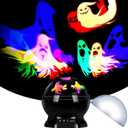 Halloween Projector Lights Indoor Scene LED Light Spooky Ghost Decorative Halloween Night Light Projector Lighting Projectors Lamp for Party Holiday Decor