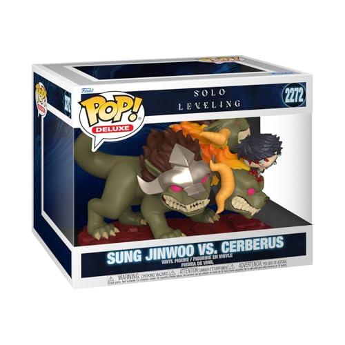 Funko Pop! Deluxe: Solo Leveling - Sung Jinwoo Vs Cerberus - Collectable Vinyl Figure - Gift Idea - Official Merchandise - Toys for Kids & Adults - Anime Fans