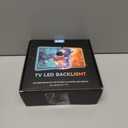 TV Backlight with Sensor Sync, 11.5ft RGB LED Light Strip for 32–50” Screens, Smart App Control, Game & Music Sync Lighting